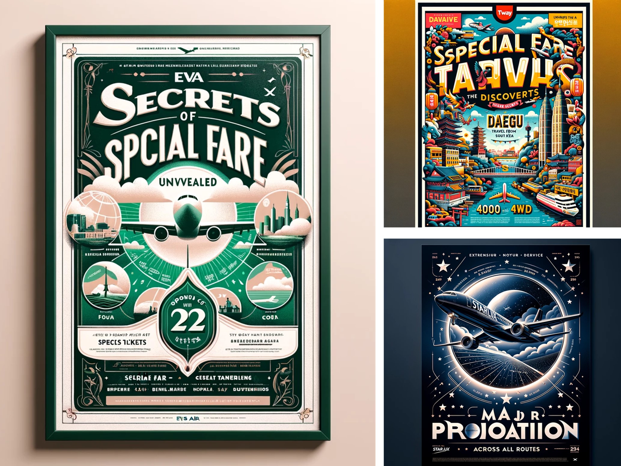 240311深夜機票快報【特價機票大揭秘】理智派深度解析星宇航空全航線促銷、4000元起探索大邱隱藏景點、高雄飛香港長榮航空超值選擇！—機票比價、國際機票完全指南