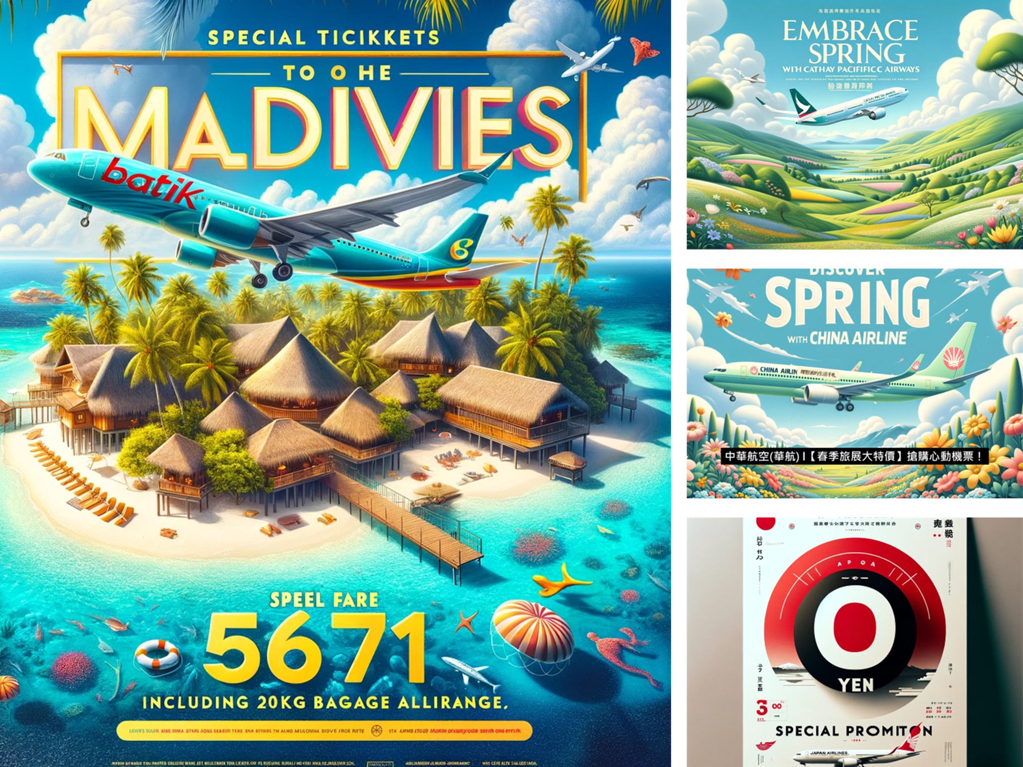 240315 深夜機票快報【特價機票全攻略】國泰香港超值行、峇迪馬爾地夫低至5671元、華航直飛西雅圖26K、日航國內線0元起—暑假旅行首選！