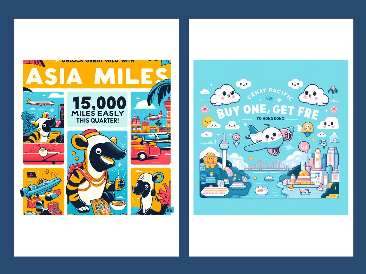 240513 深夜機票快報【機票優惠、特價機票】香港買一送一只要NT5588起！亞洲萬里通在Q2輕鬆賺取15,000哩！