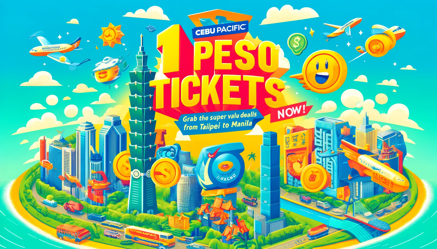 240610 特價機票快報【宿霧航空】特價機票回來了！台北-馬尼拉超值優惠搶購中