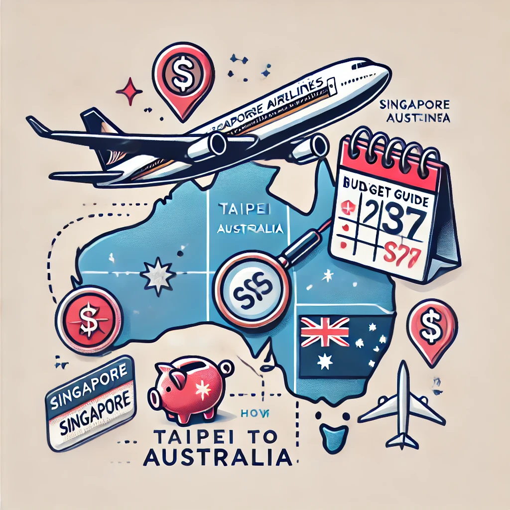 240629 特價機票怎麼買？便宜機票購買攻略：新加坡航空台北飛澳洲，特價機票省錢大法
