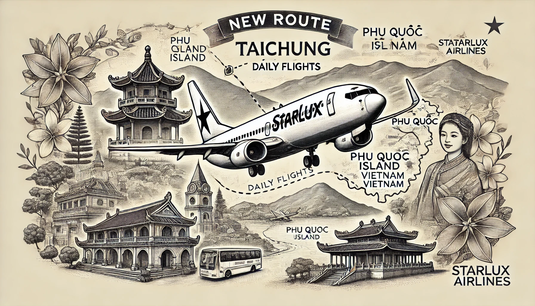 Starlux Opens Taichung–Phu Quoc Direct Flights: Full Schedule & Miles Redemption Guide