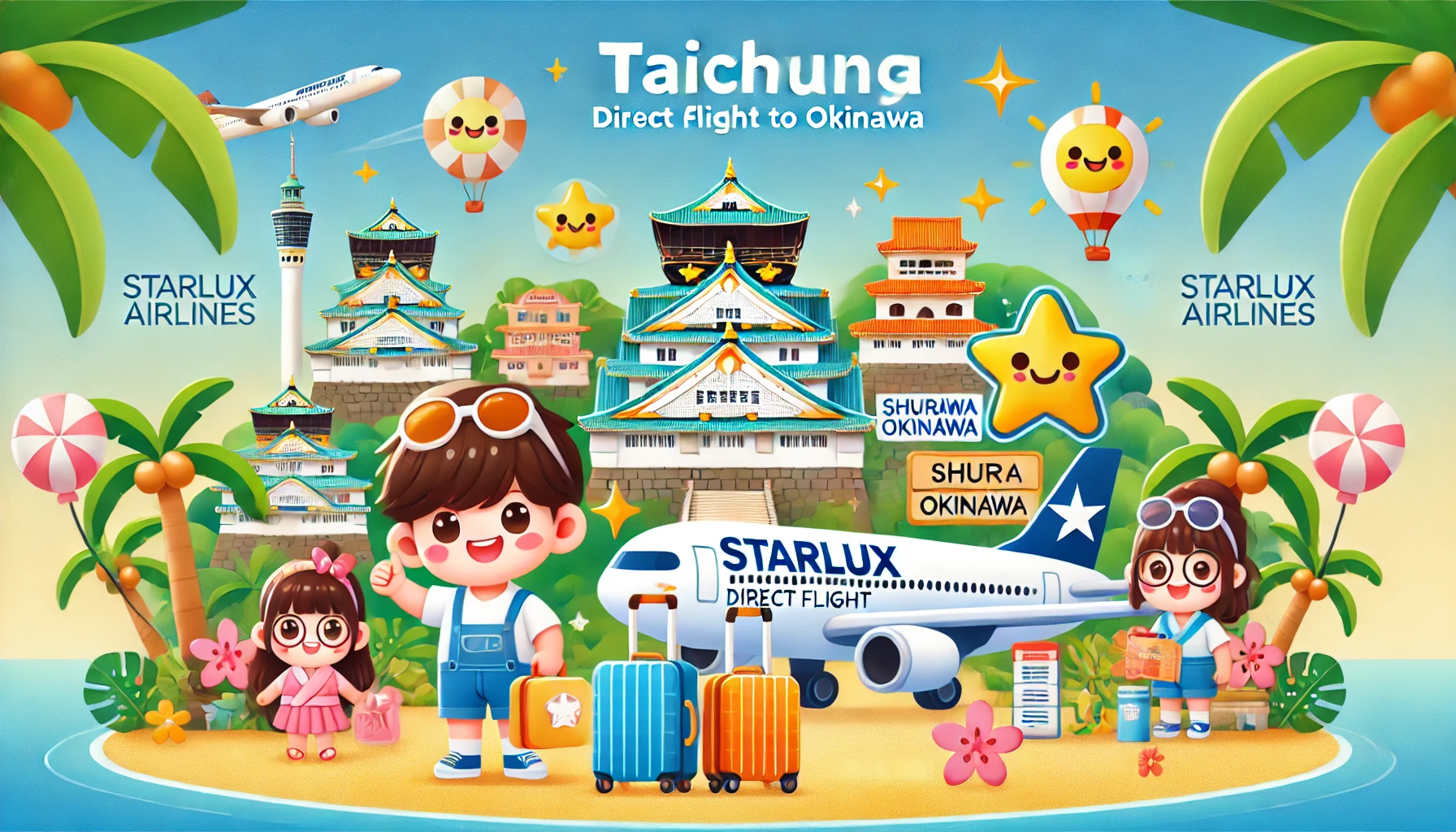 Latest Budget Flight Deals: How to Buy Cheap Airline Tickets – Starlux Airways Taichung to Okinawa Direct Flight Guide – December Launch Promotion from 11K Economy Class