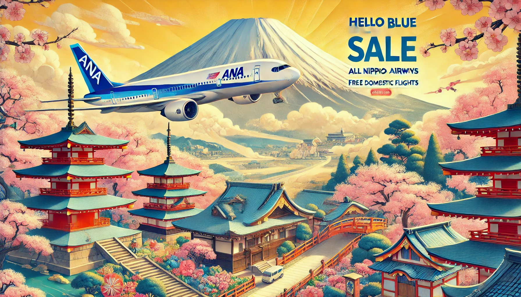 240921 最新 全日空特價機票怎麼買? 日本國內線免費搭配、HELLO BLUE SALE 限時優惠機票開買!