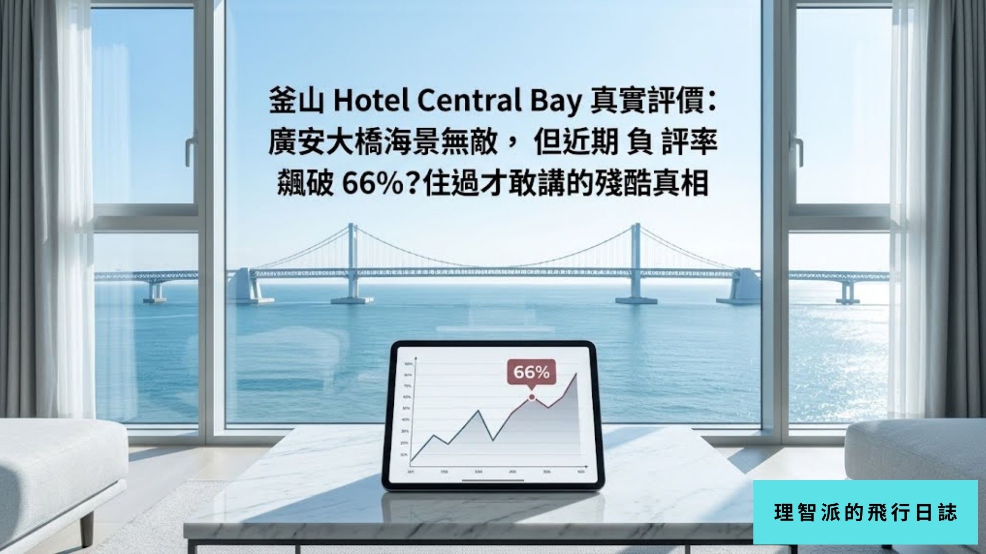 Busan Hotel Central Bay Honest Review: Unbeatable Gwangandaegyo Bridge Sea View, But Why Has Negative Rating Soared to 66% Recently? The Brutal Truth Only Guests Can Tell