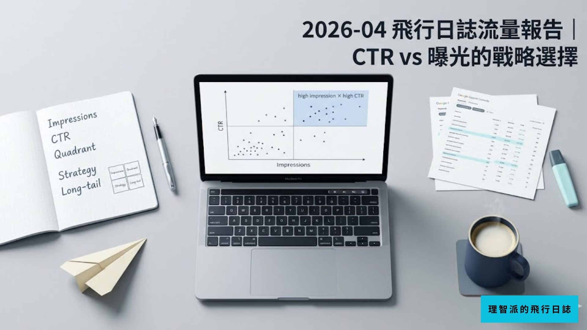 2026-04 飛行日誌流量報告｜CTR vs 曝光的戰略選擇
