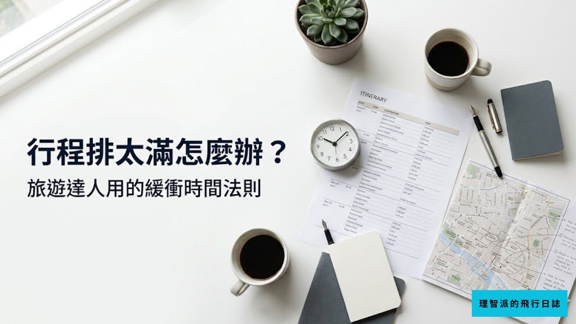 2026 行程排太滿怎麼辦？｜旅遊達人用的緩衝時間法則